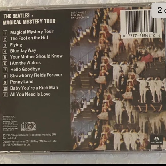 The Beatles “Magical Mistery” Tour CD Remastered Parlophone Apple Record 1987 - Picture 2 of 3